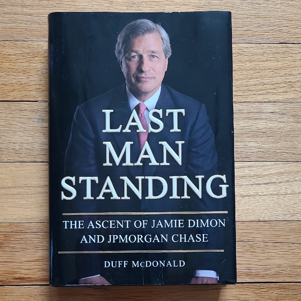 Last Man Standing by Duff McDonald - Hardcover (Black Cover, Gold & White Text)